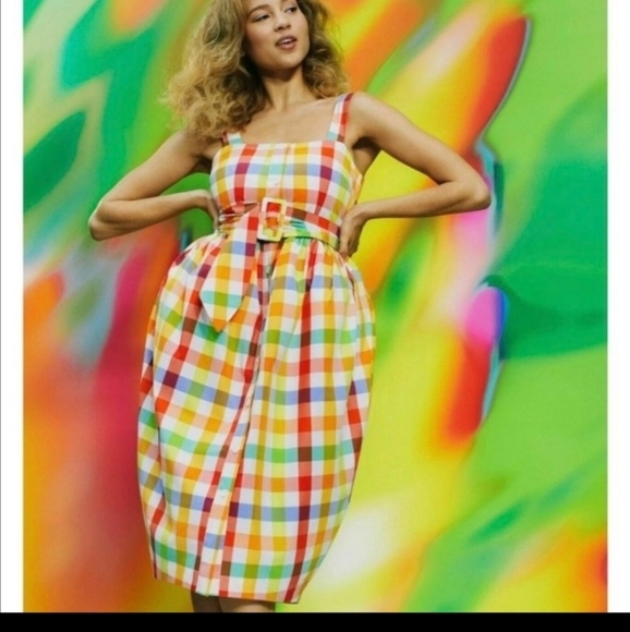 Christopher John Rogers Dresses & Skirts - Christopher John Rogers  for Target Plaid Wide Strap Dress